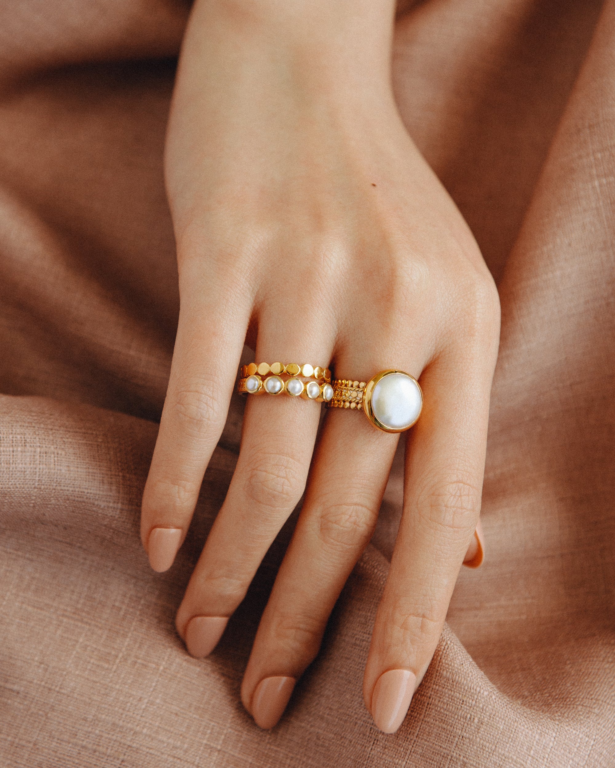 Multi-Pearl Ring | Handmade Jewelry | Anna Beck Jewelry – Anna Beck  Designs, Inc