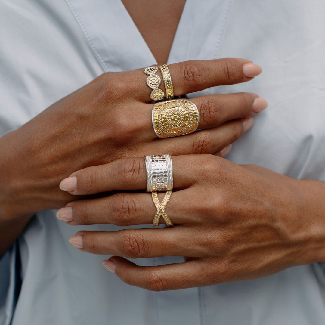 Classic Cross Ring | Gold Jewelry | Anna Beck – Anna Beck Designs, Inc