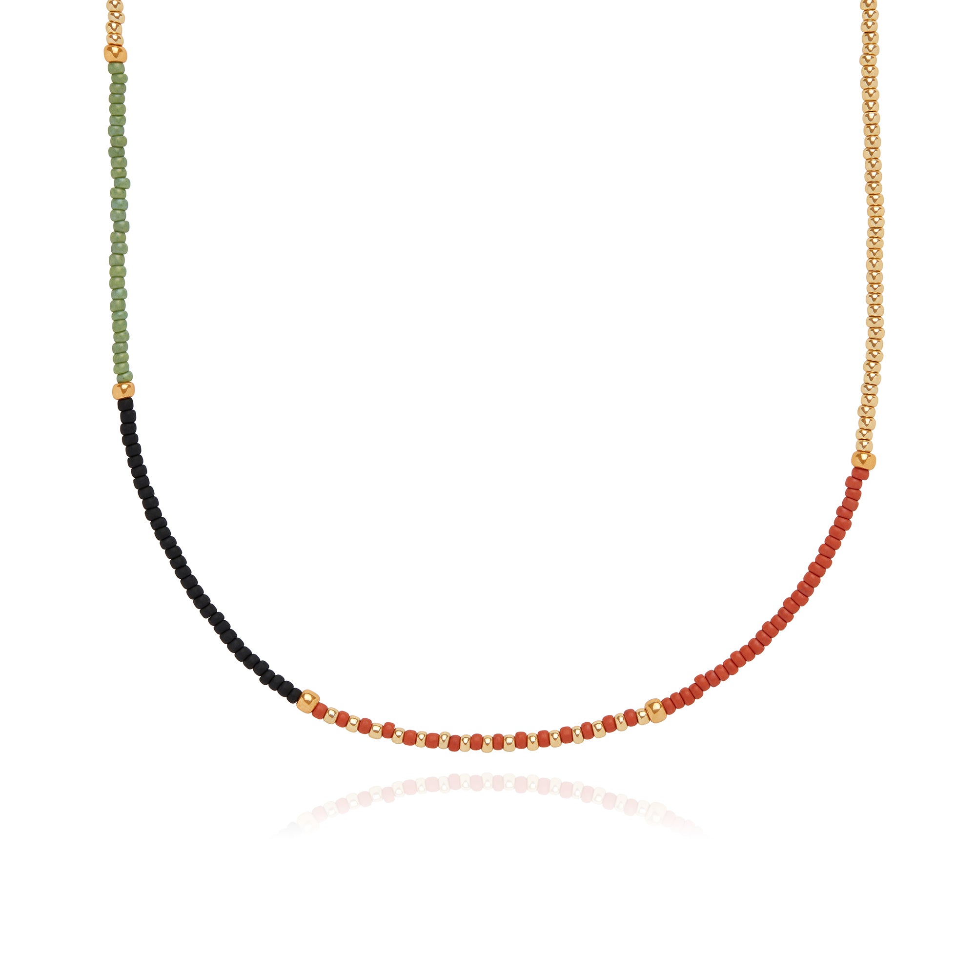 Rudo Beaded Necklace 16” | Handmade Jewelry | Anna Beck Jewelry