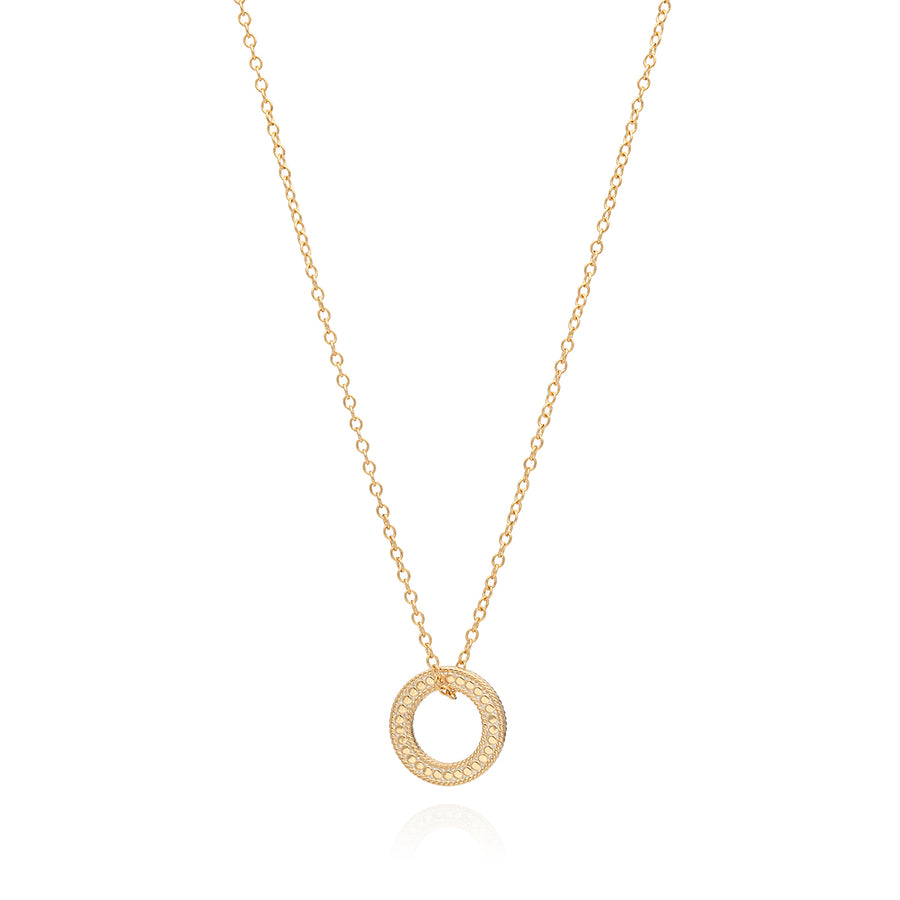 Circle of Life Open "O" Charity Necklace - Gold