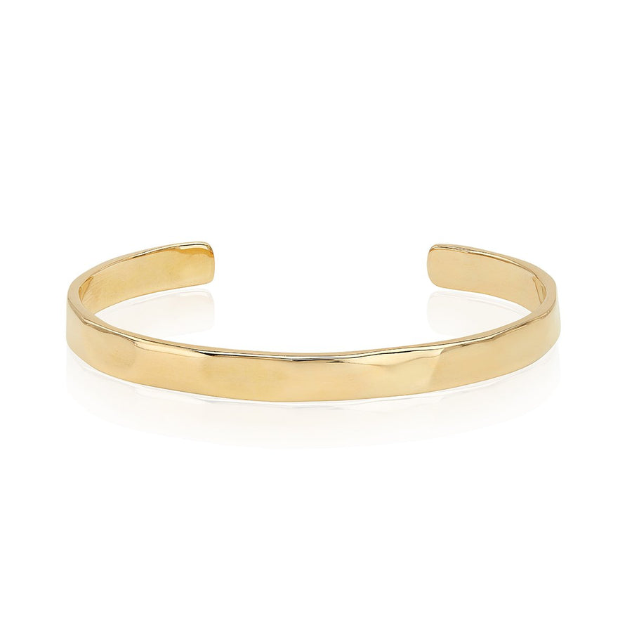 Small Wavy Cuff Bracelet - Gold