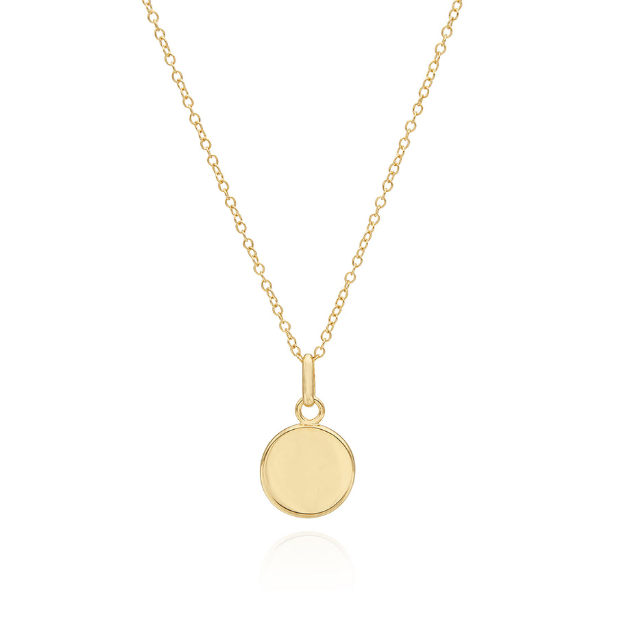 Classic Medium Circle Necklace - Gold