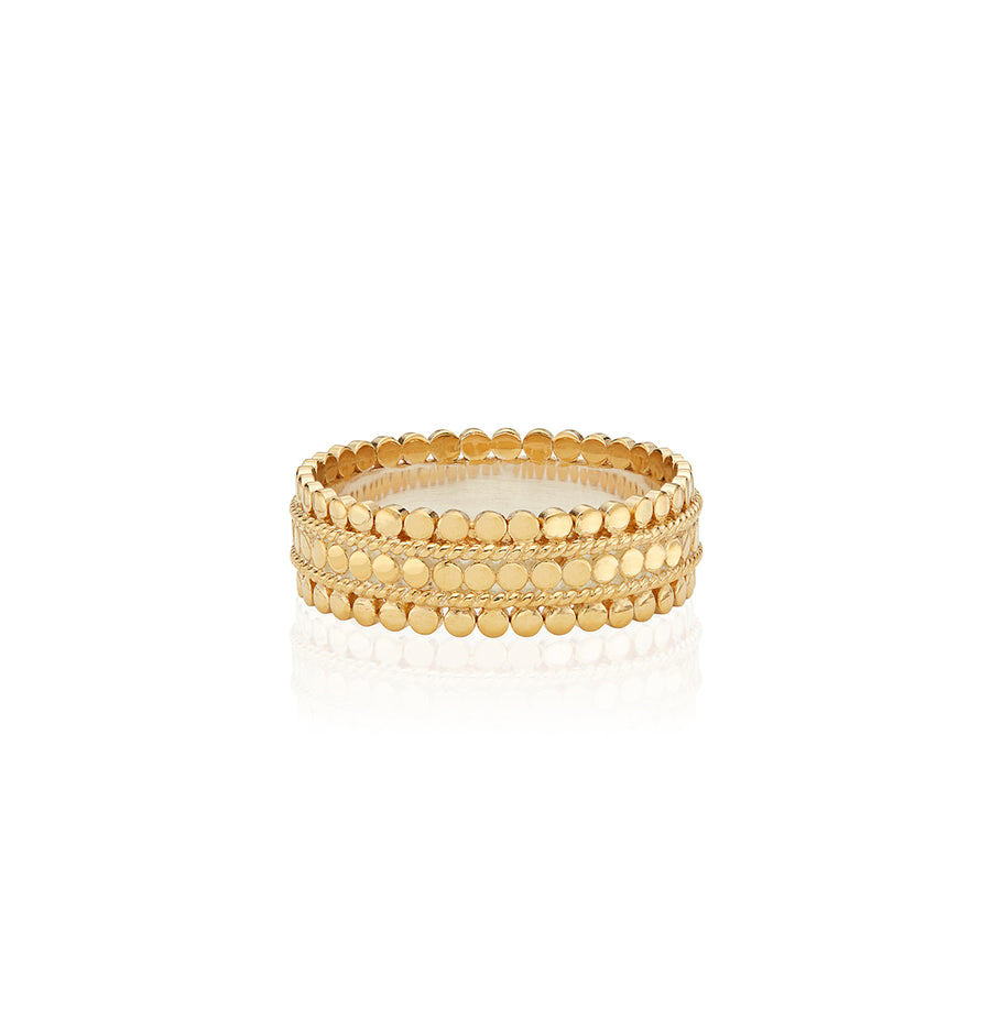 Scalloped Band Ring - Gold
