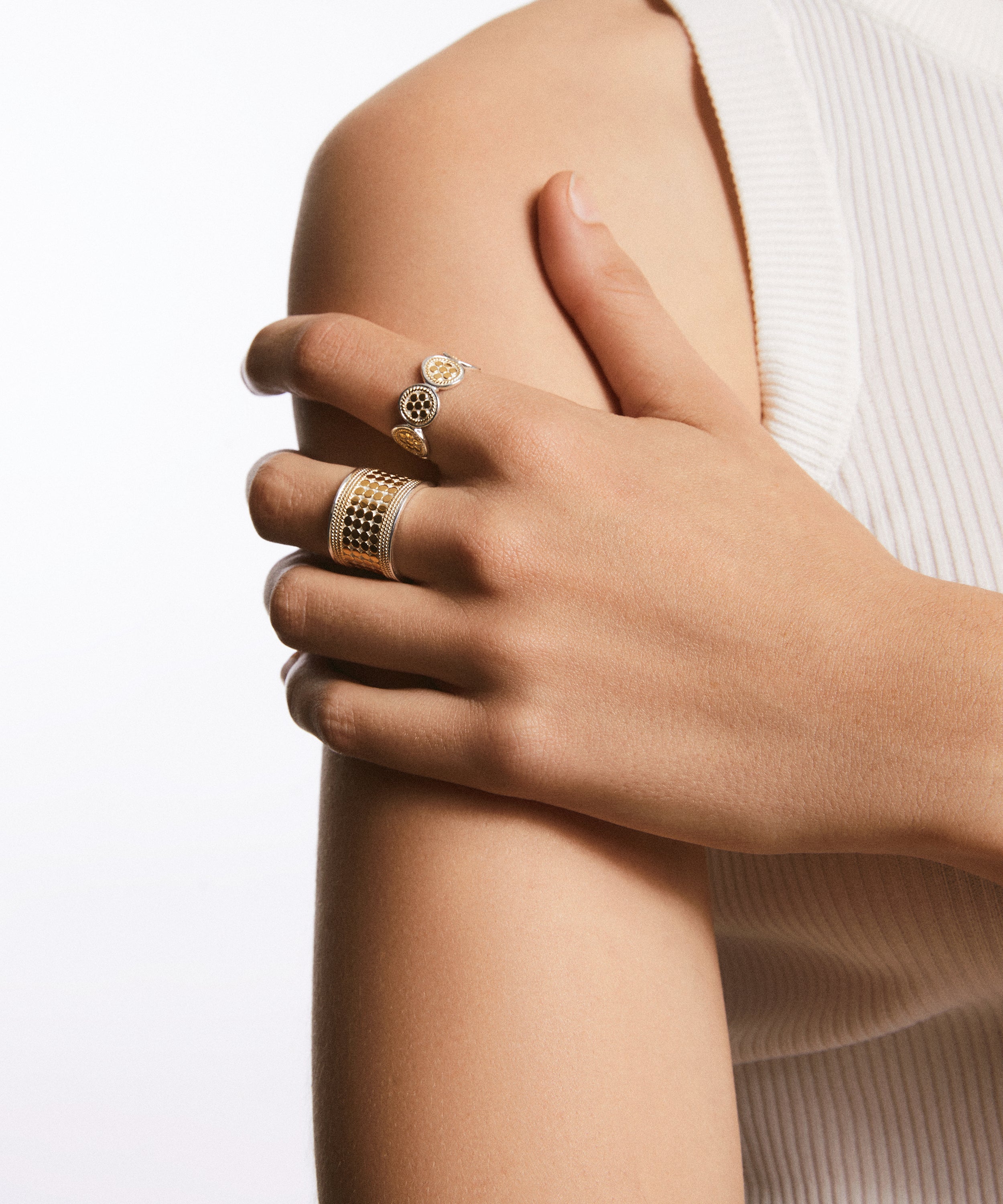 Classic Multi-Disc Ring Gold - Main Image