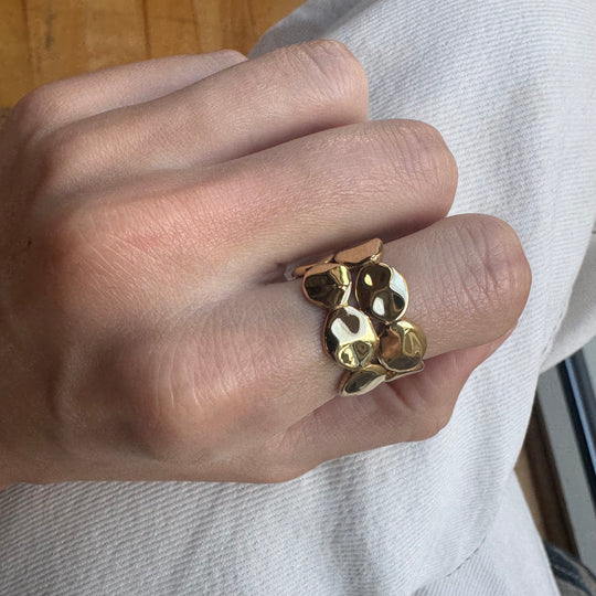 Double Wavy RIng - AS IS - FINAL SALE