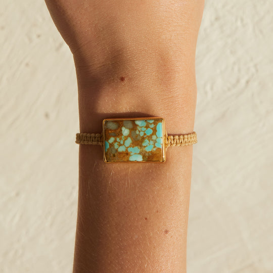 Turquoise Woven Bracelet – 04