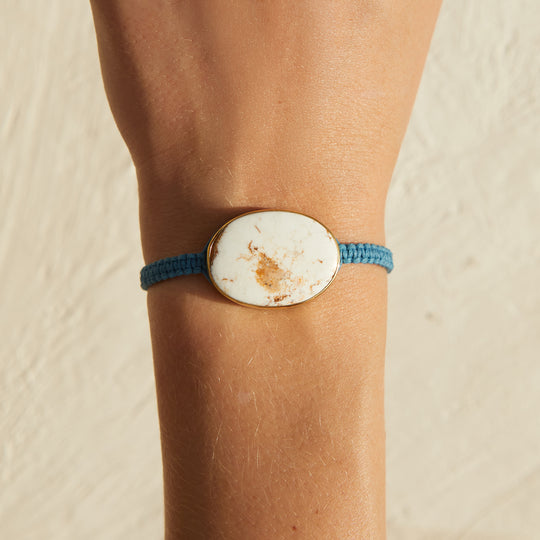 White Buffalo Woven Bracelet - 03