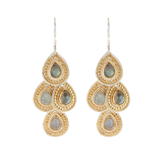 Labradorite Chandelier Earrings