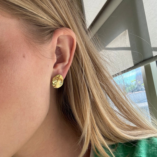 Large Wavy Studs - AS IS - FINAL SALE