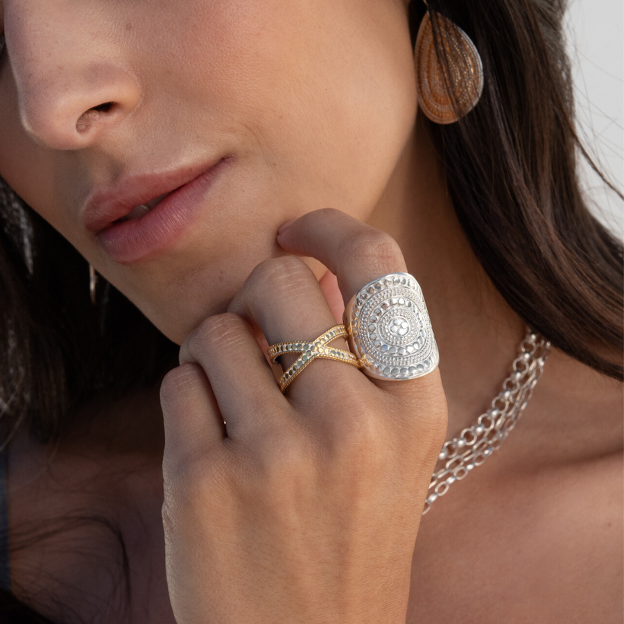 Classic Saddle Ring - Silver