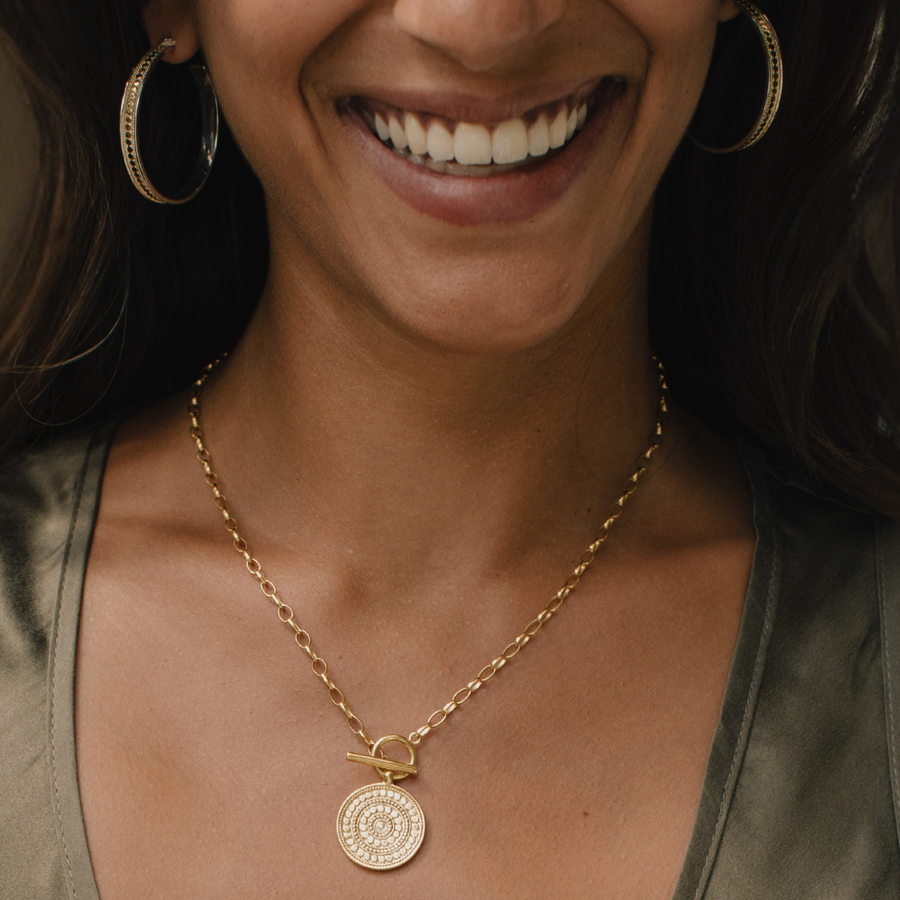 Classic Large Hoop Earrings - Gold