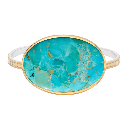 Turquoise Oval Cuff