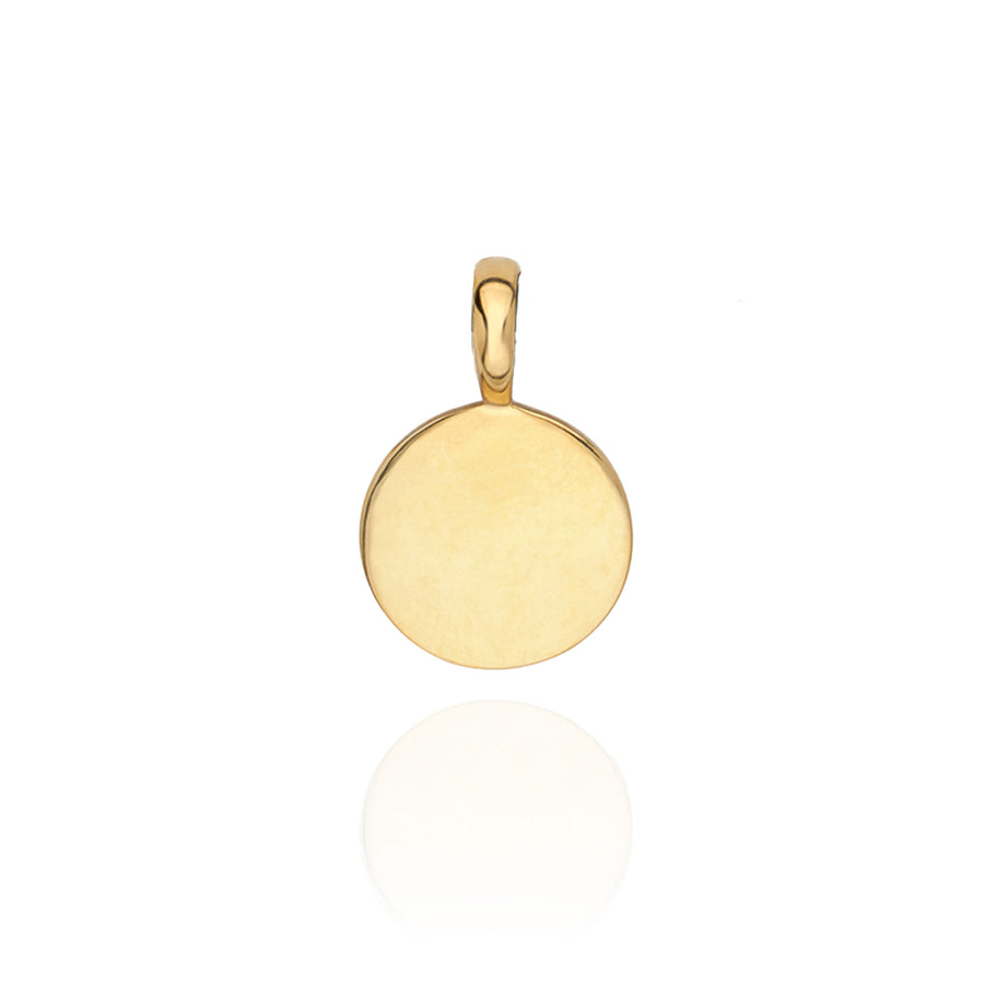 Divided Dotted Pendant Charm