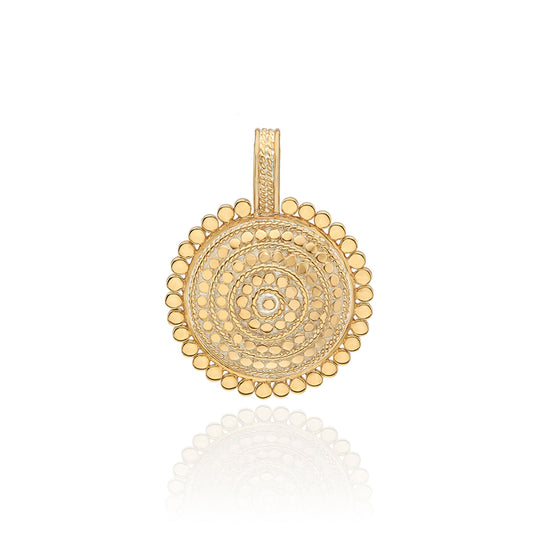 Scalloped Pendant Charm