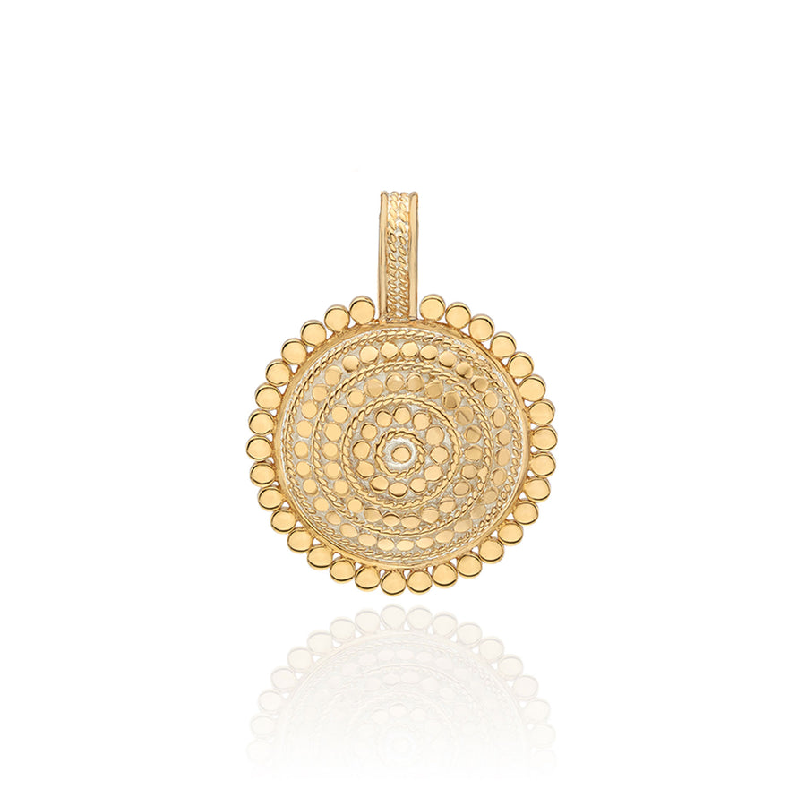 Scalloped Pendant Charm