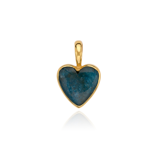 Apatite Heart Removable Pendant