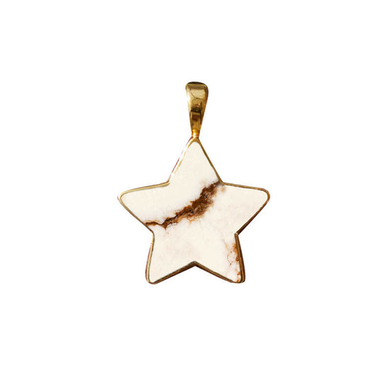 White Buffalo  Star Charm - Large
