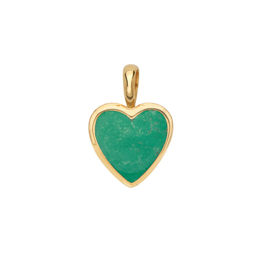 Turquoise Heart Removable Pendant