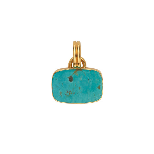 Turquoise Cushion Removable Pendant