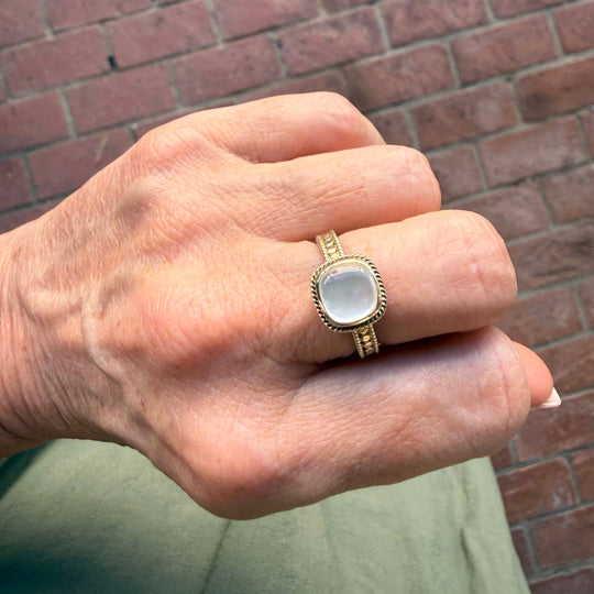 Mother of Pearl Gold Ring - AS IS - FINAL SALE
