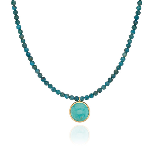 Namaste Necklace - Apatite