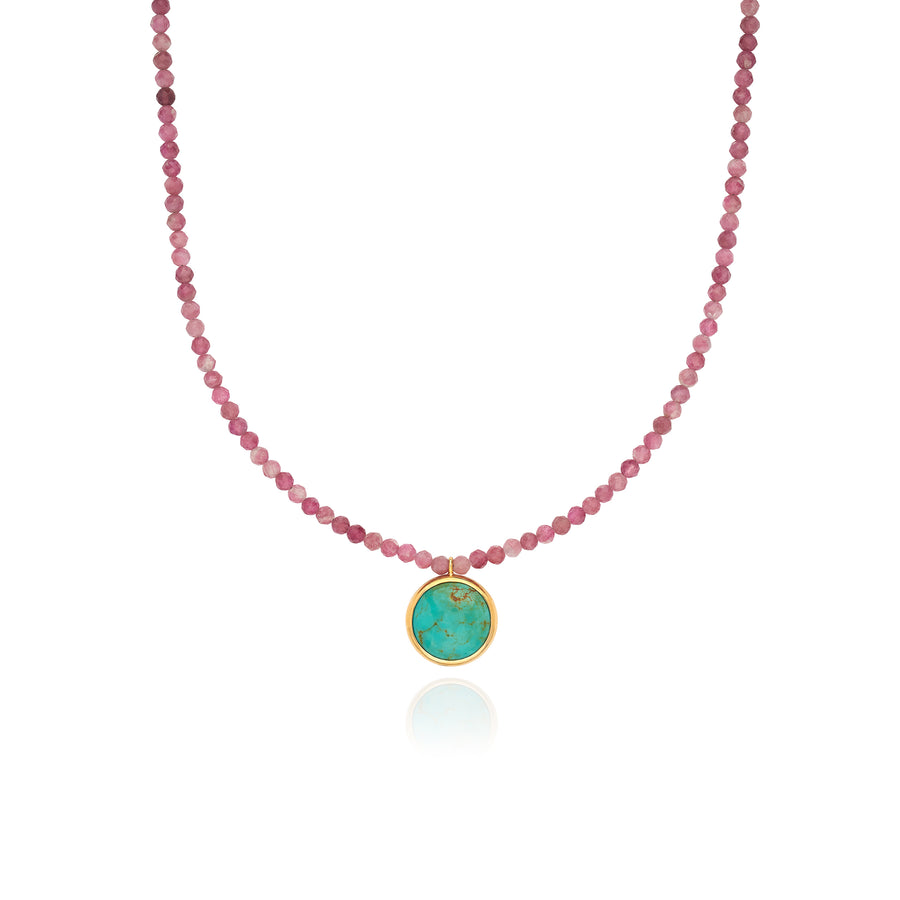 Namaste Necklace - Turquoise