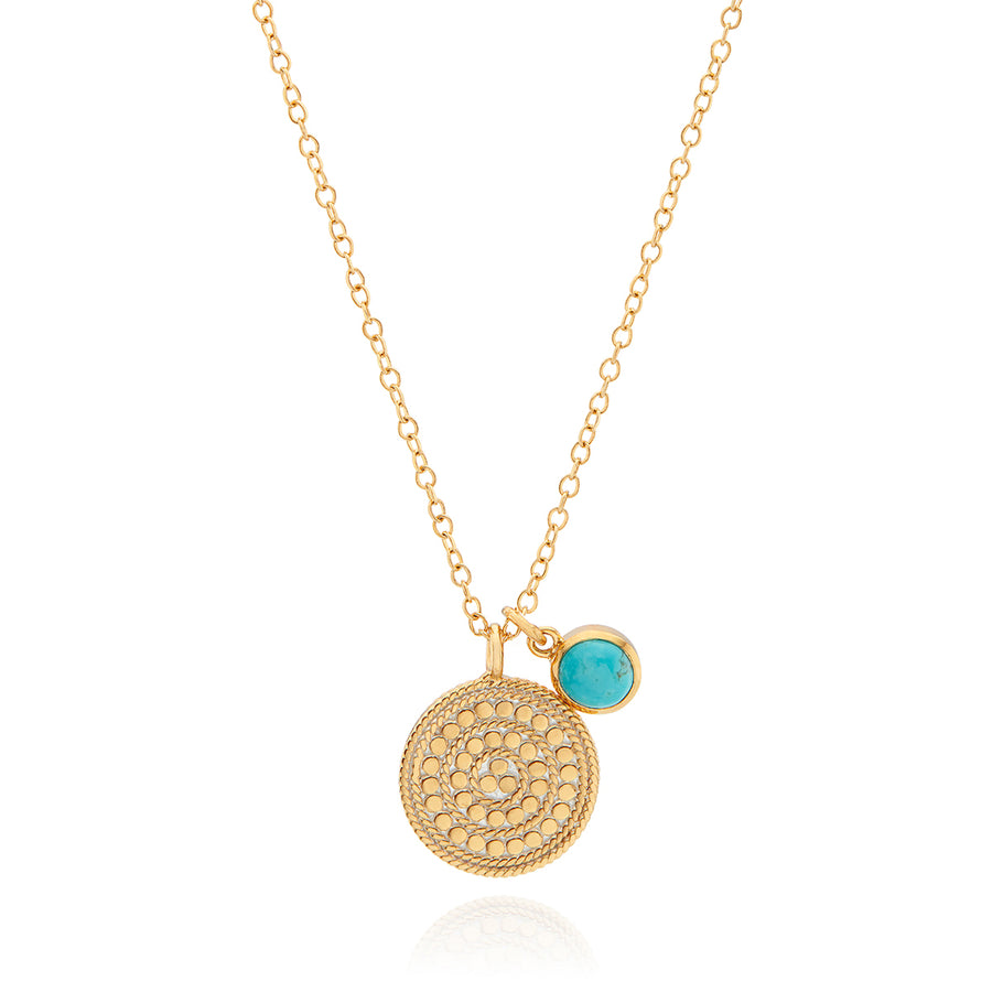 Circle of Life Pendant Necklace – Turquoise