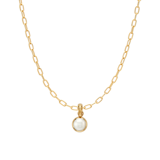 Pearl Charm Necklace