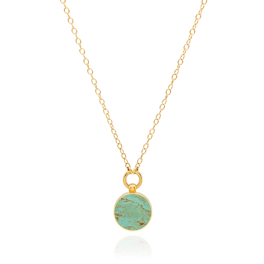 Zocalo Turquoise Necklace - Reversible | Handmade Jewelry | Anna