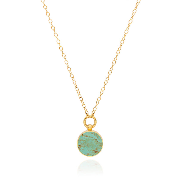 Zocalo Turquoise Necklace - Reversible | Handmade Jewelry | Anna