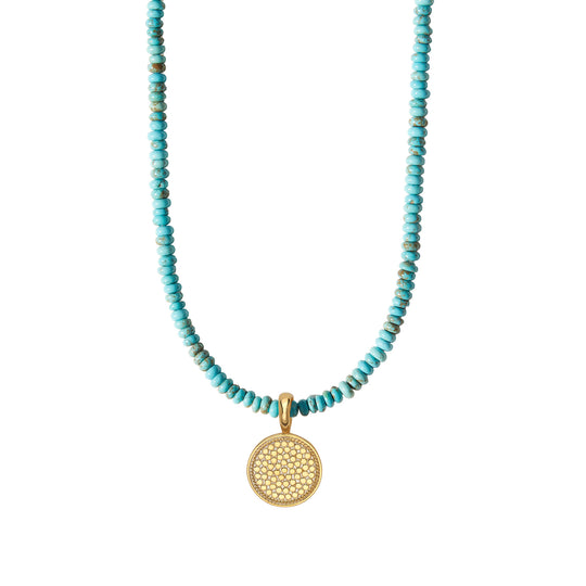 Turquoise Removable Pendant Necklace