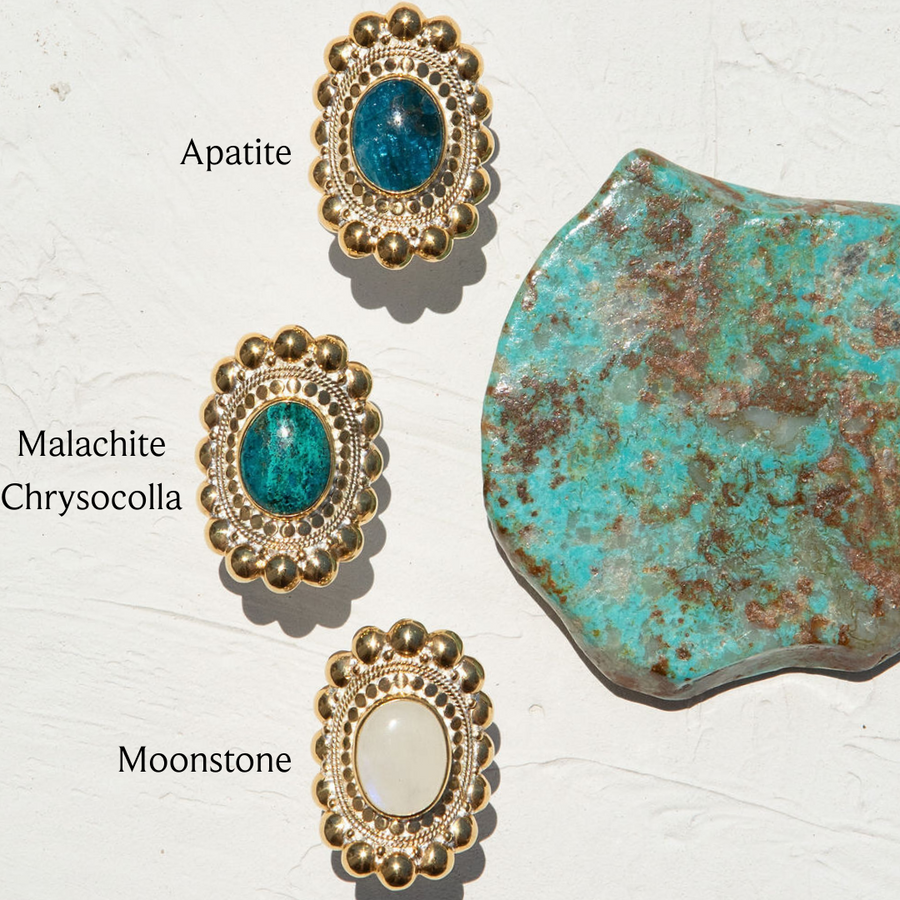 Kala Ring - Malachite Chrysocholla