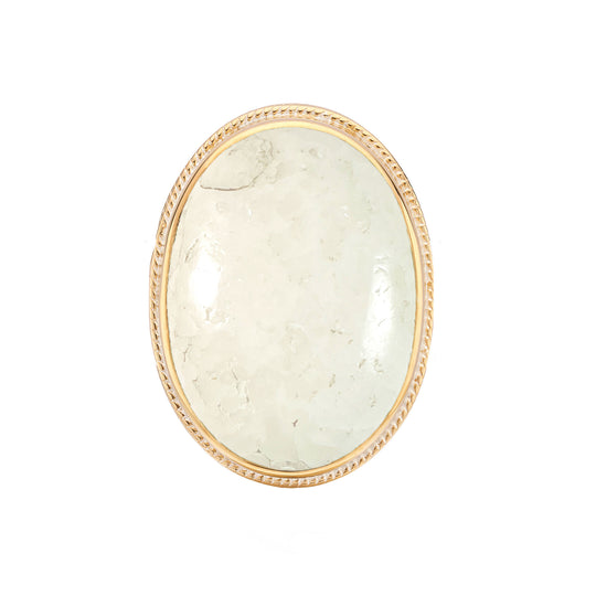 Scolecite Oval Ring