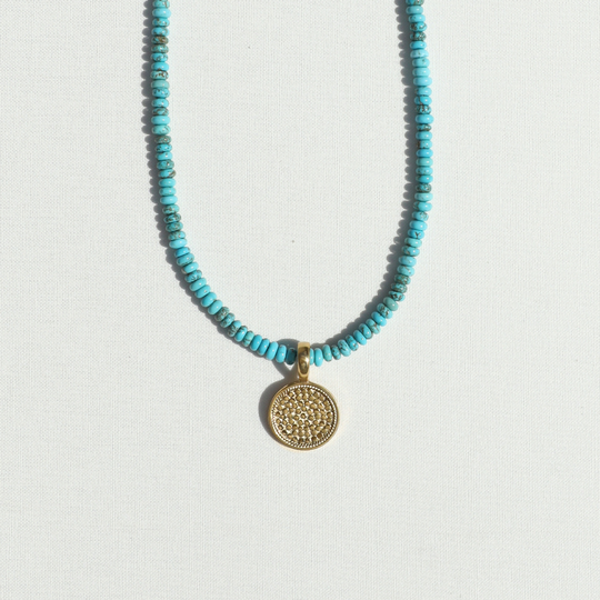 Turquoise Removable Pendant Necklace