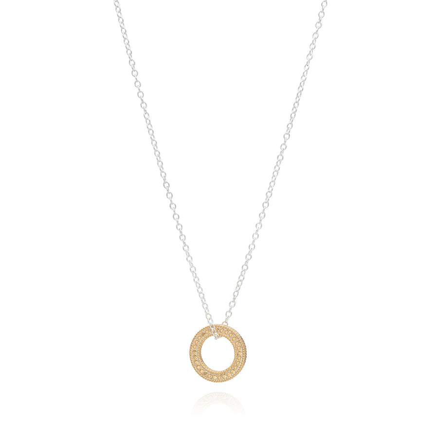 Circle of Life Open "O" Charity Necklace - Gold & Silver