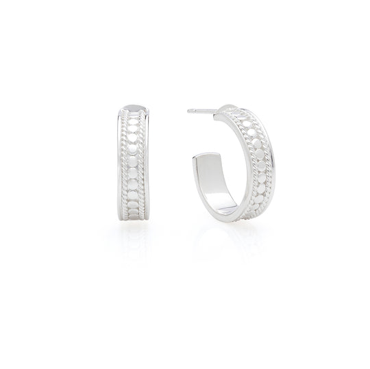 Hoop Post Earring - Silver