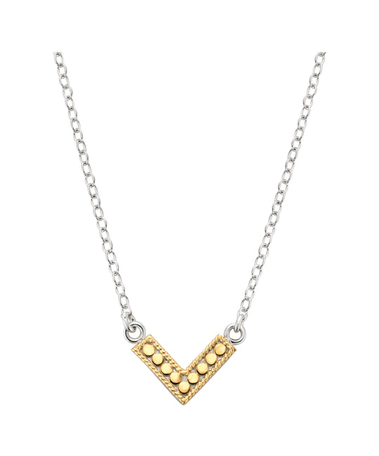 Mini V Reversible Necklace