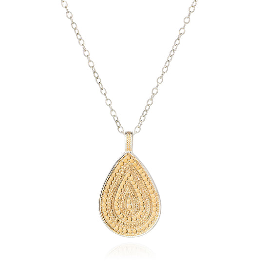 Classic Large Teardrop Necklace - Reversible - AS IS - FINAL SALE