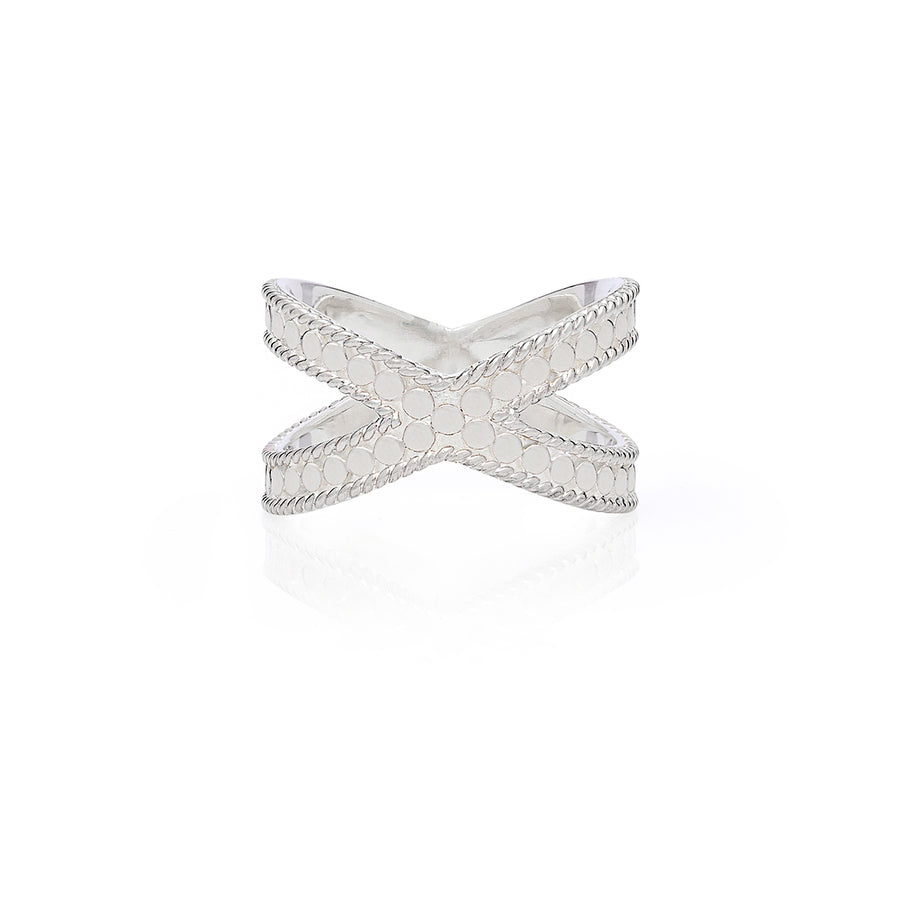 Classic Cross Ring - Silver