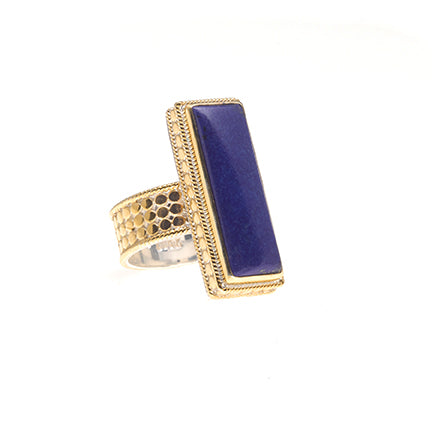 Lapis Bar Ring