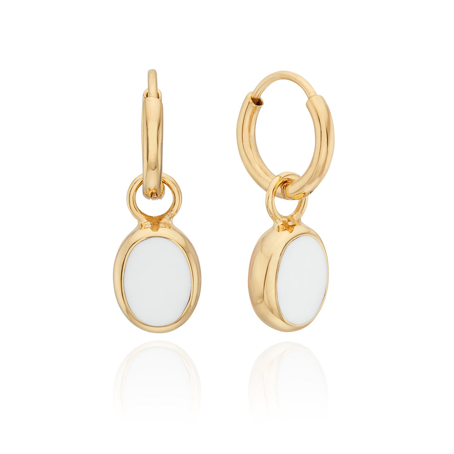 Mimi Milano 18k White Gold Multi-Stone Earrings - Mimi Milano - Touch of  Modern