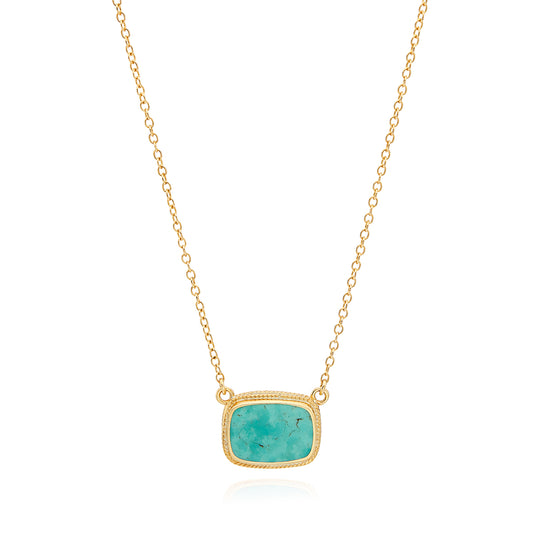 Turquoise Cushion Necklace