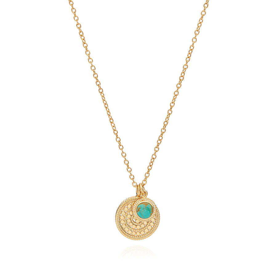 Turquoise Charm Pendant Charity Necklace