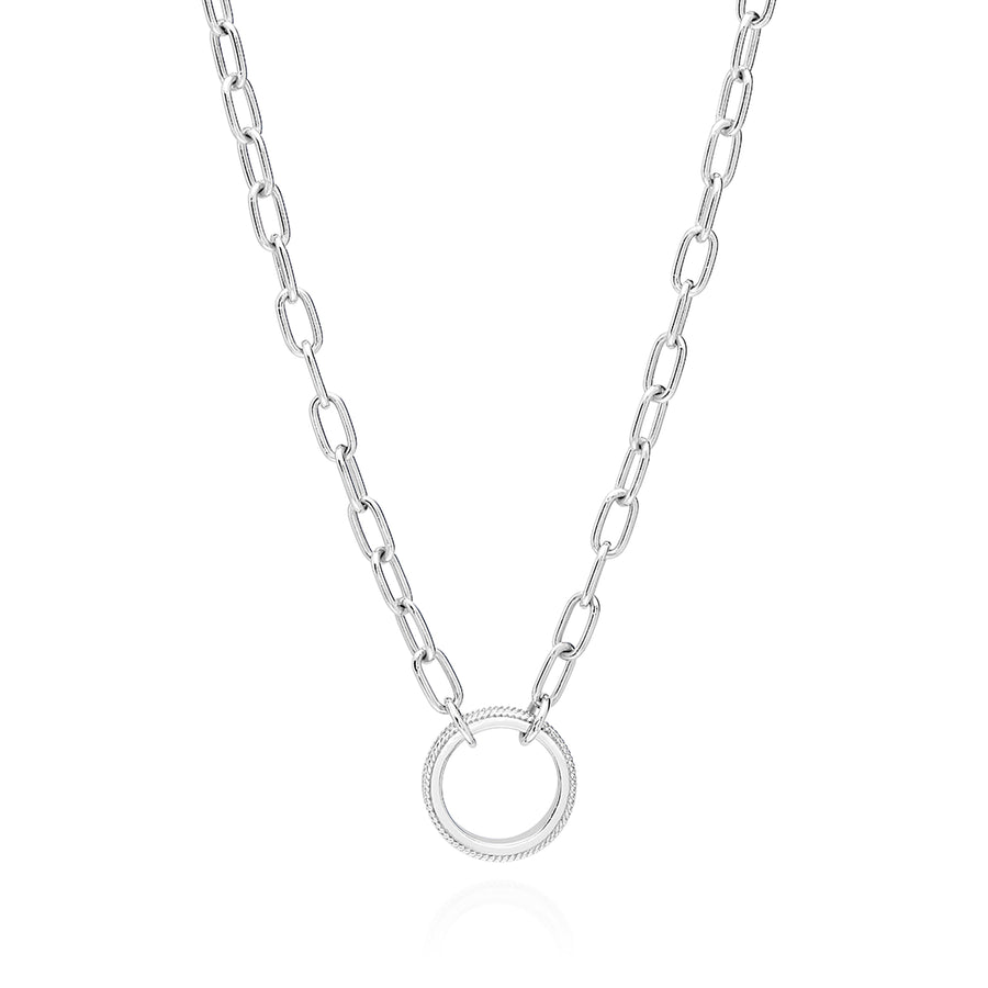Open Chain Necklace - Silver