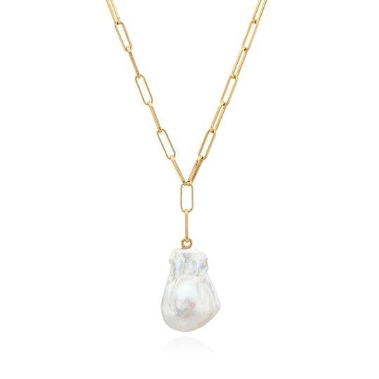 Extra Large Baroque Pearl Necklace