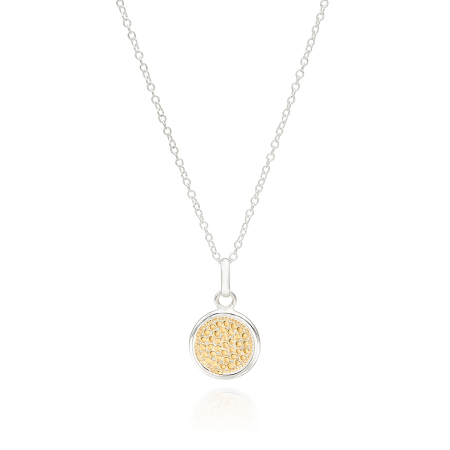 Classic Medium Circle Necklace - Gold & Silver