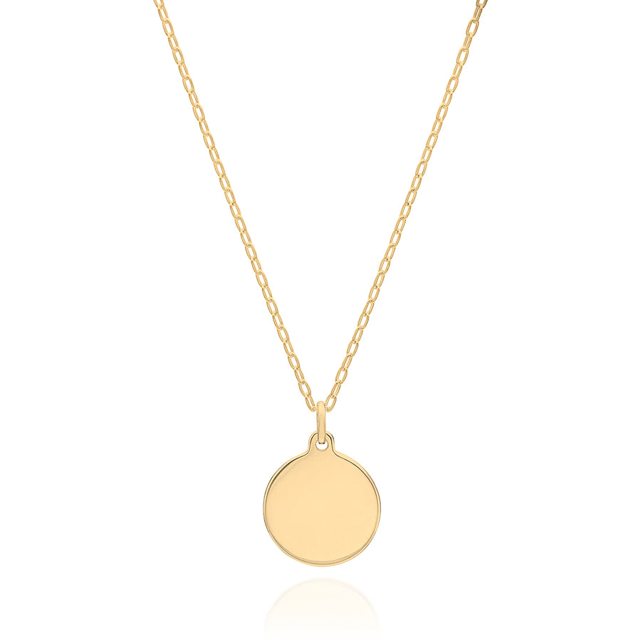 Medallion Charity Necklace - Gold