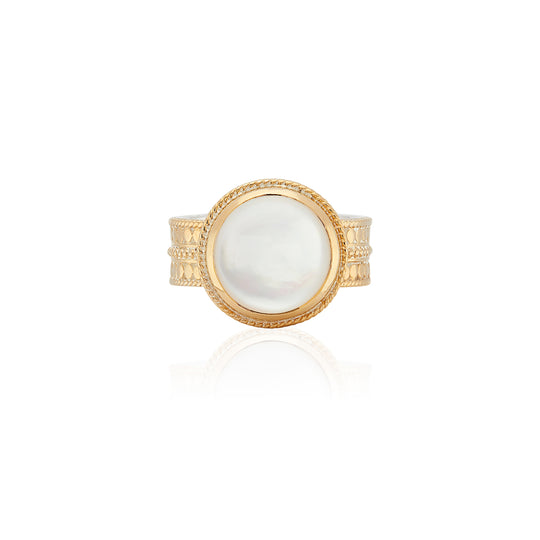 Mother of Pearl Cocktail Ring - AS IS - FINAL SALE