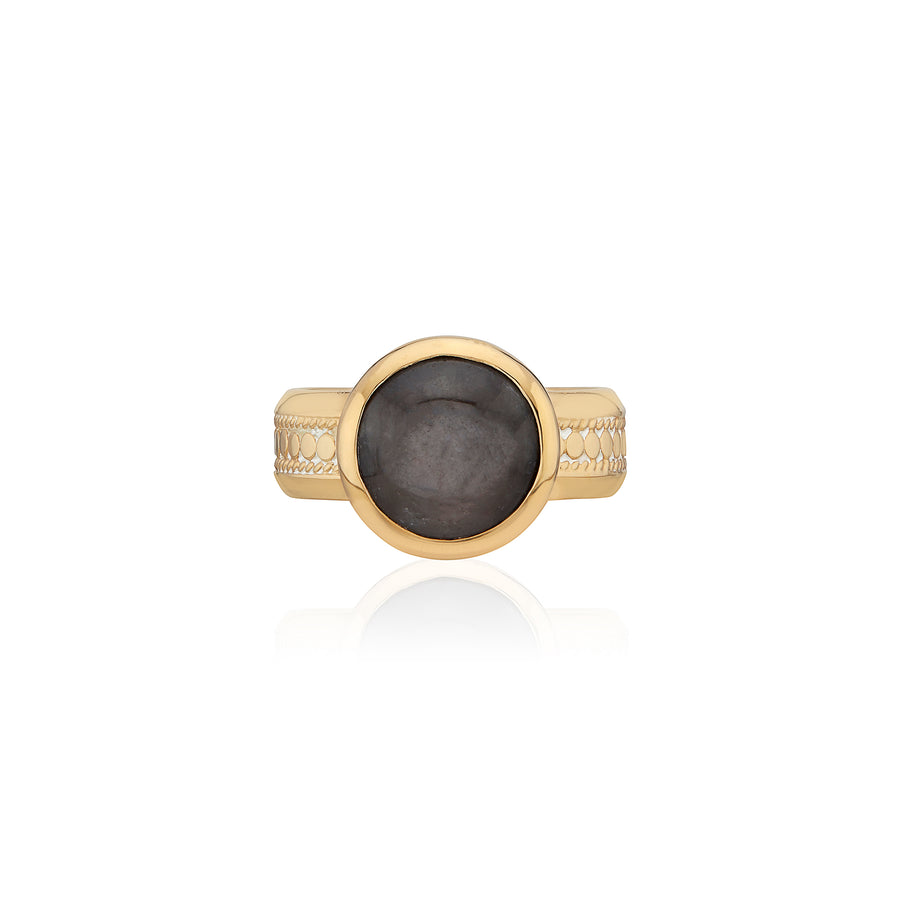 Grey Sapphire Cocktail Ring