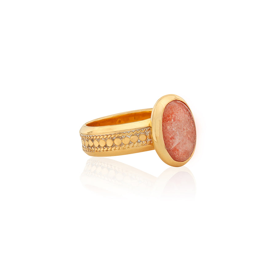 Sunstone Oval Cocktail Ring